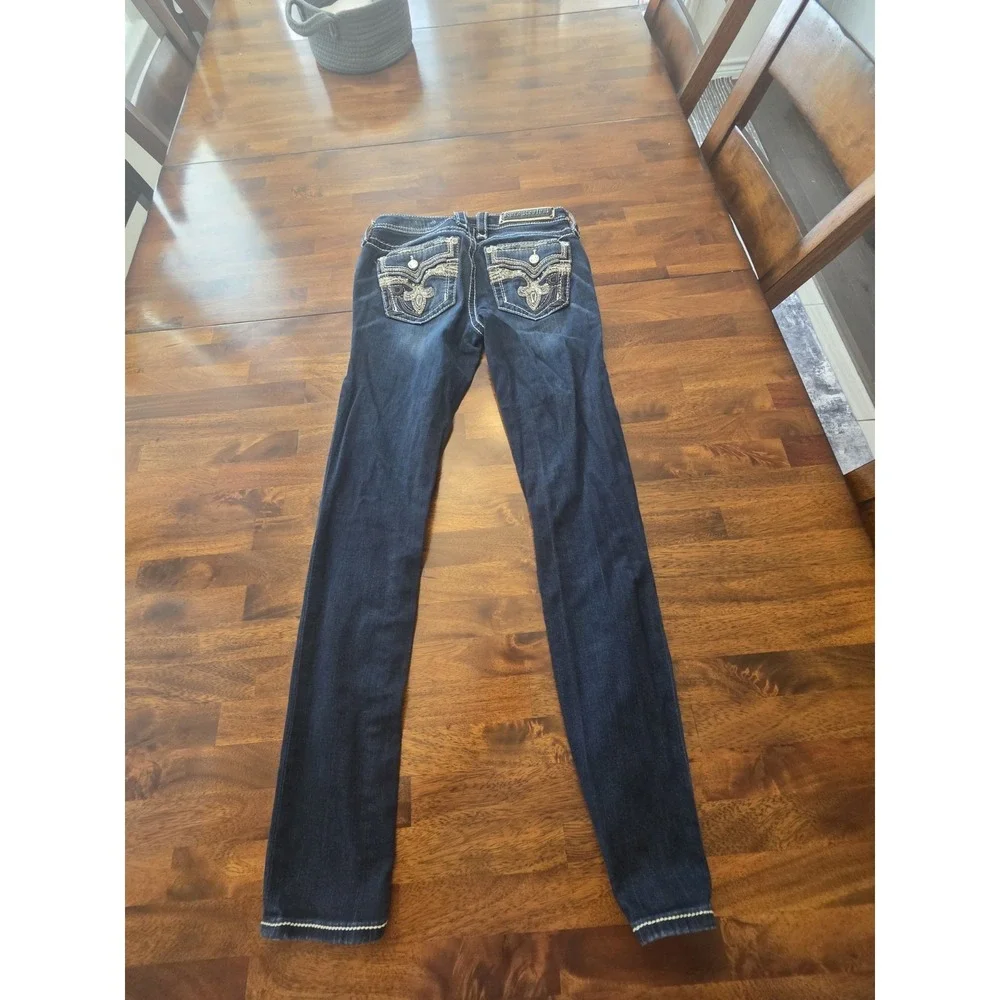 Rock Revival  Claret Women's Jeans Size‎ 28, Mid-Rise, Skinny Straight Fit